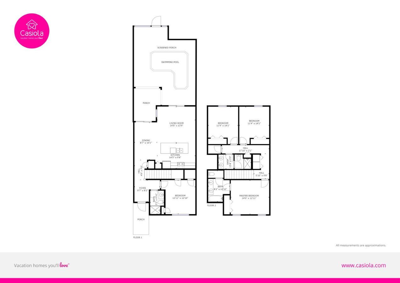 Modern Townhome Wprivate Pool Free Water Park Kissimmee Extérieur photo